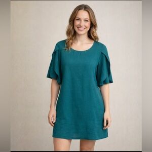 Everly Teal Dress, size Medium, mini